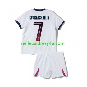 Fotbalový Dres Paris Saint-Germain Khvicha Kvaratskhelia 7 Dětské Venkovní 2026/27